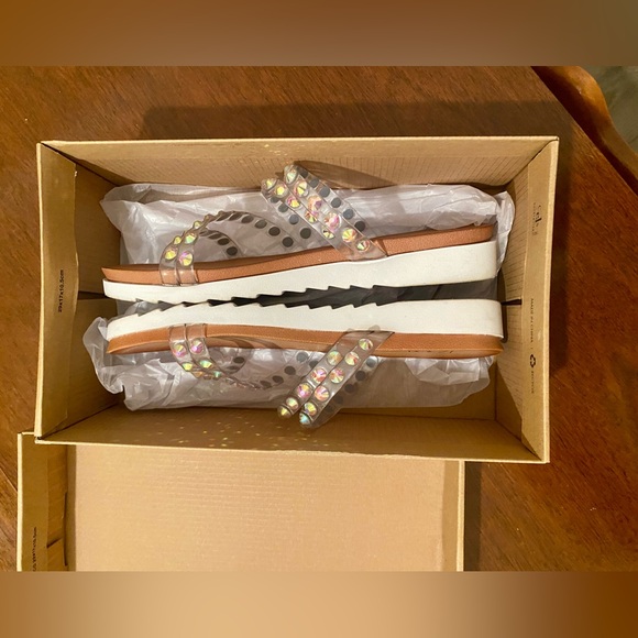 Dirty Laundry by Chinese Laundry Women's Coral Reef Sandal Iridescent Size 6.5 - Picture 8 of 11